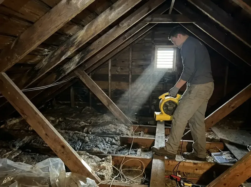 attic-water-damage-drying-proc-007 — frequently asked questions, Emergency Water Extraction & 24/7 Flood Response in Elm Gro…